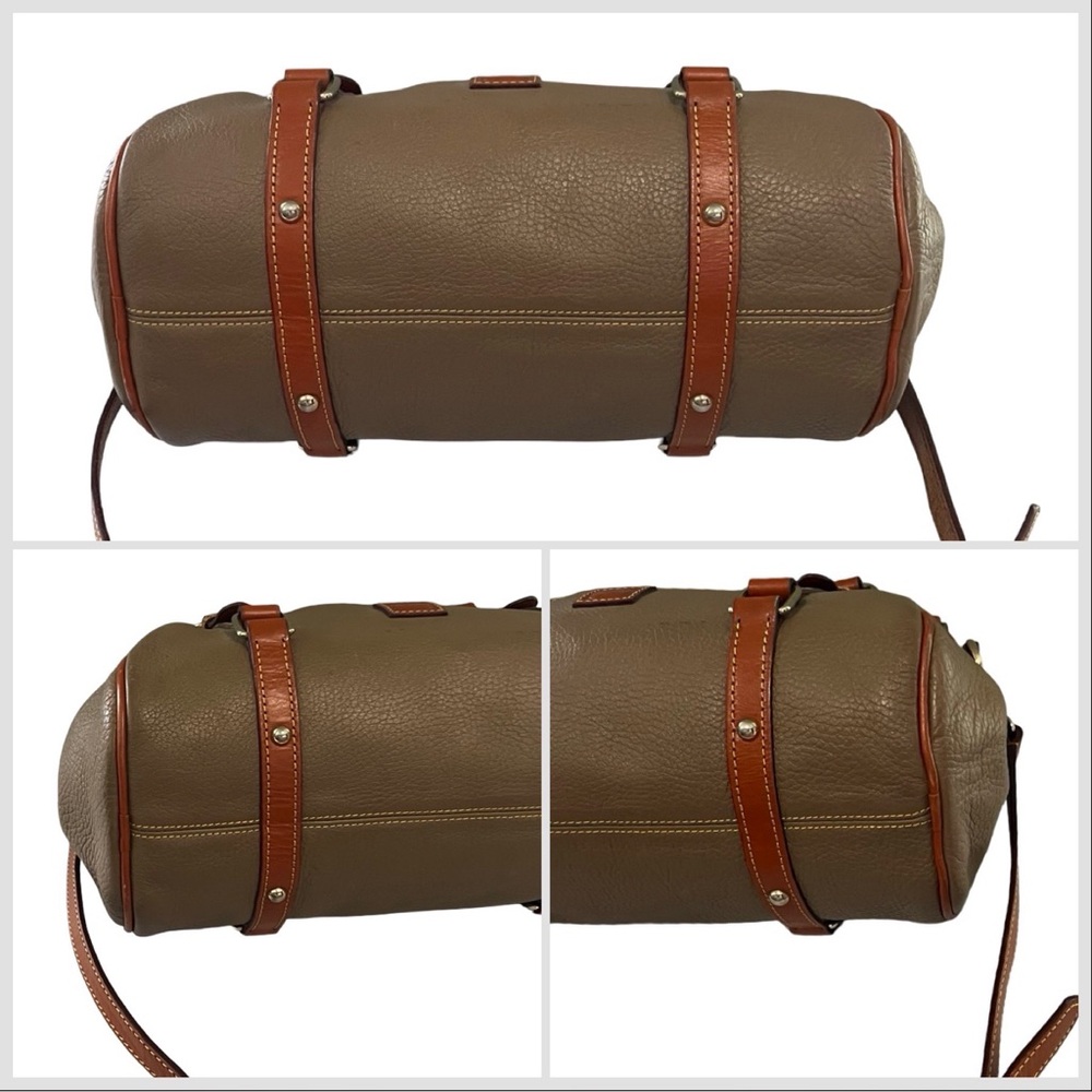 Dooney & Bourke Pebble Grain Satchel in Taupe - Picture 12 of 12